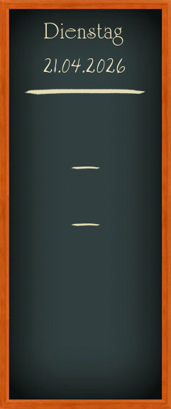 Tafel der Fleischerei Wurschtelpeter