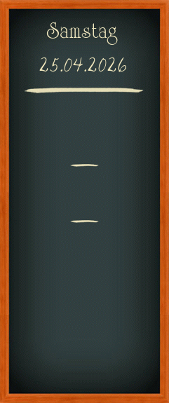 Tafel der Fleischerei Wurschtelpeter